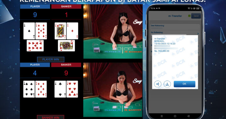 MEJASLOT Bukti Kemenangan LIVE CASINO BACCARAT CLASSIC