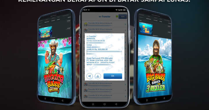MEJASLOT Bukti Kemenangan Pragmatic Play BIG BASS BONANZA