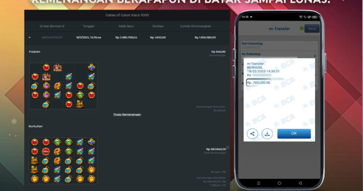 MEJASLOT Bukti Kemenangan Pragmatic Play GATES OF GATOT KACA 1000
