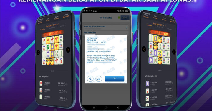 MEJASLOT Bukti Kemenangan Pgsoft MAHJONG WAYS