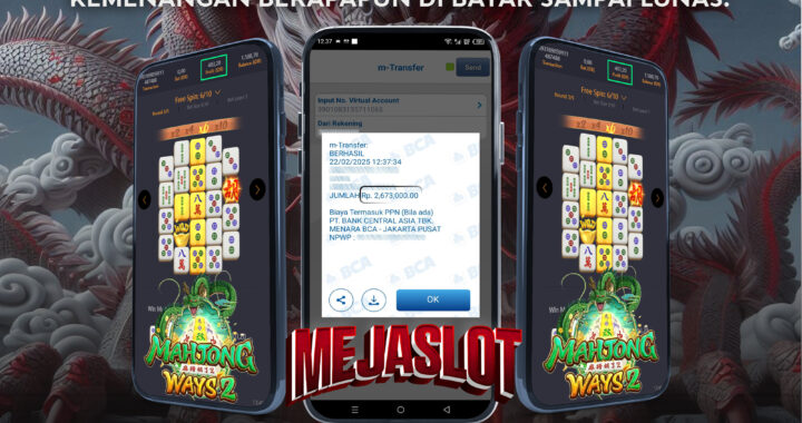 MEJASLOT Bukti Kemenangan PgSoft MAHJONG WAYS 2
