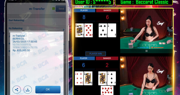 MEJASLOT Bukti Kemenangan SexyCasino BACCARAT CLASSIC