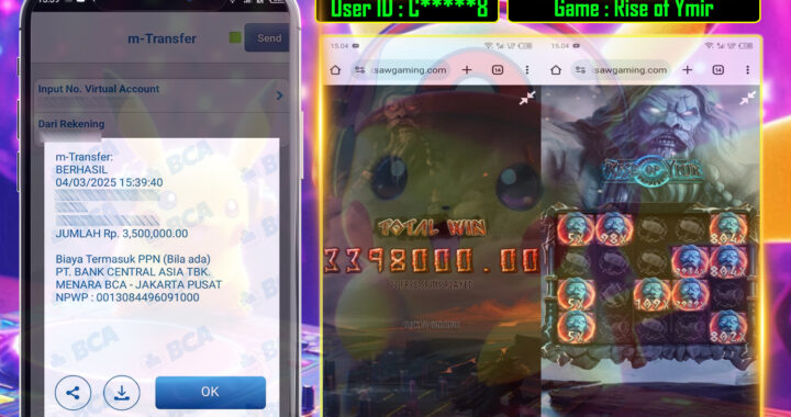 MEJASLOT Bukti Kemenangan Hacksaw RISE OF YMIR