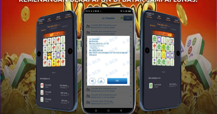 MEJASLOT Bukti Kemenangan Mahjong Ways (PG Soft)