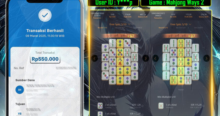 MEJASLOT Bukti Kemenangan PgSoft MAHJONG WAYS 2
