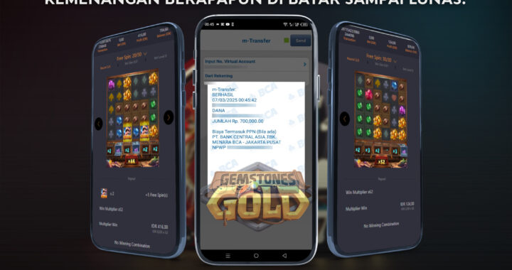 MEJASLOT Bukti Kemenangan Gemstones Gold (PG Soft)