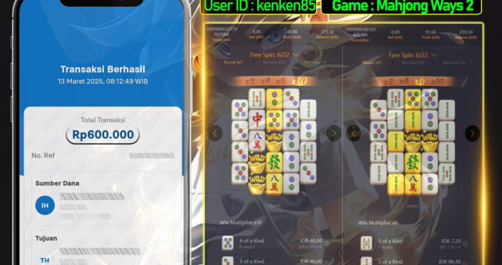 MEJASLOT Bukti Kemenangan PgSoft MAHJONG WAYS 2