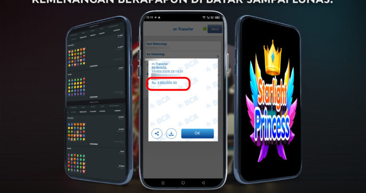 MEJASLOT Bukti Kemenangan Starlight Princess (Pragmatic Play)