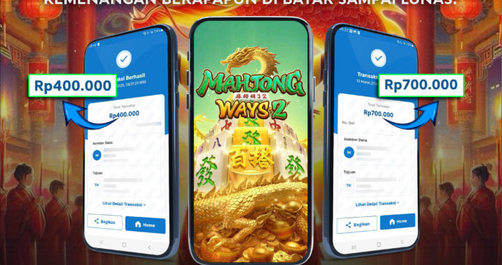 MEJASLOT Bukti Kemenangan PgSoft MAHJONG WAYS 2