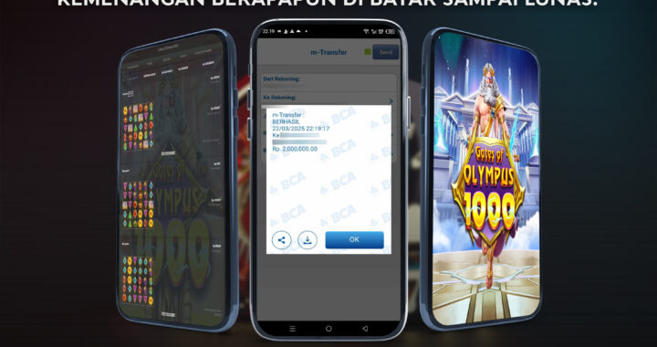 MEJASLOT Bukti Kemenangan Gates of Olympus 1000 (Pragmatic Play)