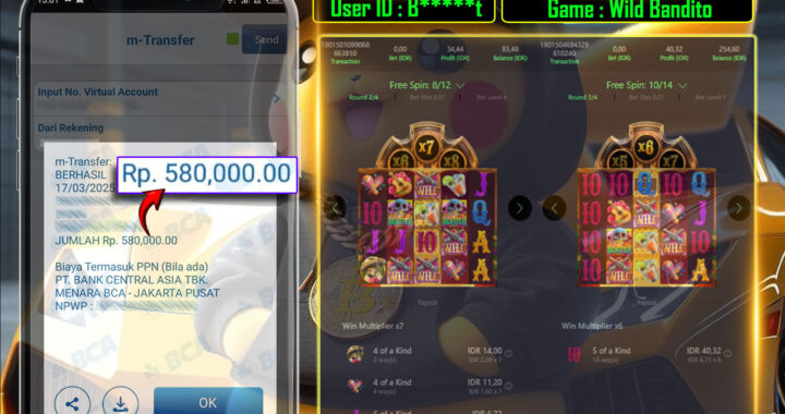 MEJASLOT Bukti Kemenangan PgSoft WILD BANDITO