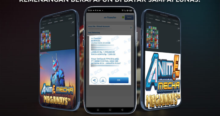 MEJASLOT Bukti Kemenangan Anime Mecha Megaways (Pragmatic Play)