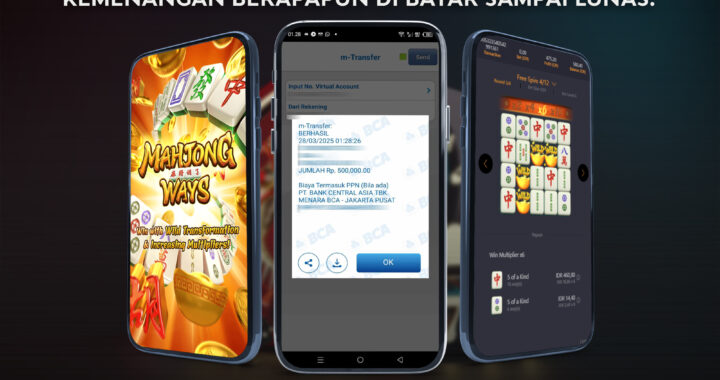 MEJASLOT Bukti Kemenangan Mahjong Ways (PG Soft)