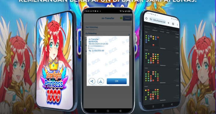MEJASLOT Bukti Kemenangan Starlight Princess 1000 (Pragmatic Play)