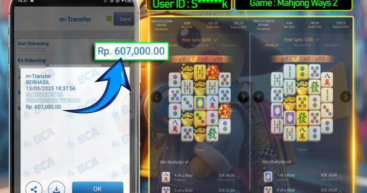 MEJASLOT Bukti Kemenangan PgSoft MAHJONG WAYS 2