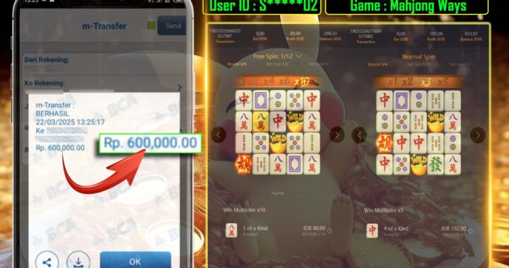 MEJASLOT Bukti Kemenangan PgSoft MAHJONG WAYS