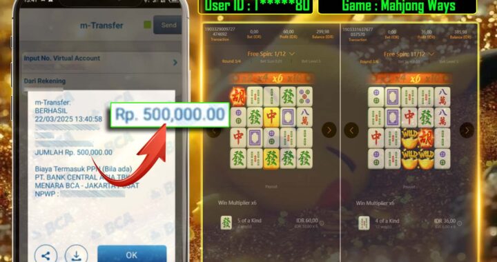 MEJASLOT Bukti Kemenangan PgSoft MAHJONG WAYS
