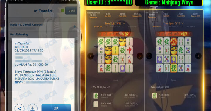 MEJASLOT Bukti Kemenangan PgSoft MAHJONG WAYS