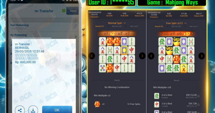 MEJASLOT Bukti Kemenangan PgSoft MAHJONG WAYS