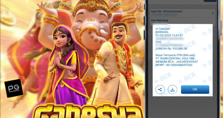 MEJASLOT Bukti Kemenangan Ganesha Fortune (PG Soft)