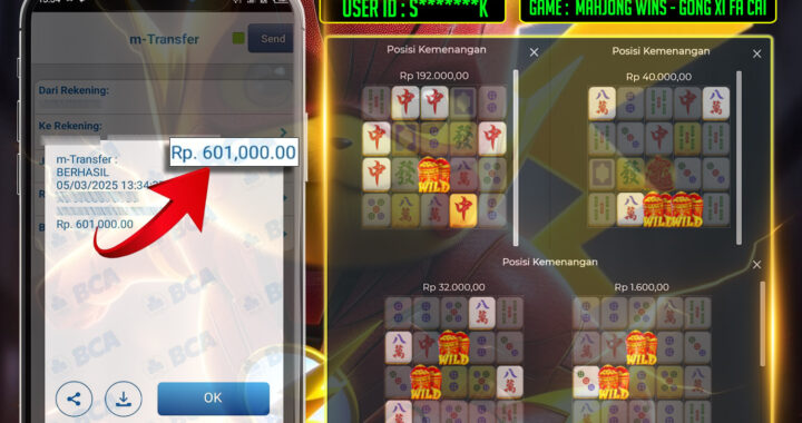 MEJASLOT Bukti Kemenangan Pragmatic Play MAHJONG WINS GONG XI FA CAI