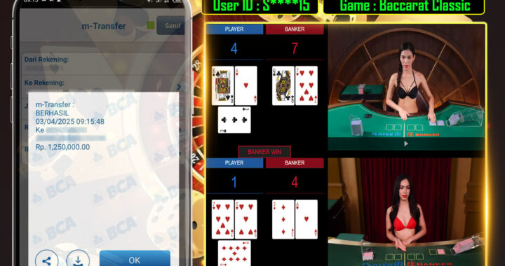 MEJASLOT Bukti Kemenangan Sexy Casino BACCARAT CLASSIC