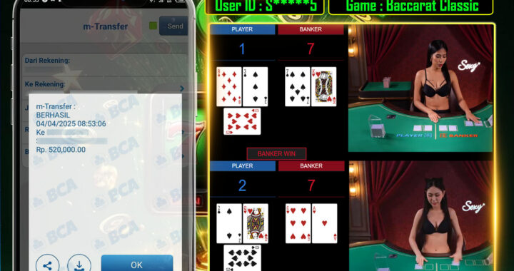MEJASLOT Bukti Kemenangan Sexy Casino BACCARAT CLASSIC