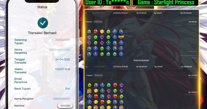 MEJASLOT Bukti Kemenangan PragmaticPlay STARLIGHT PRINCESS