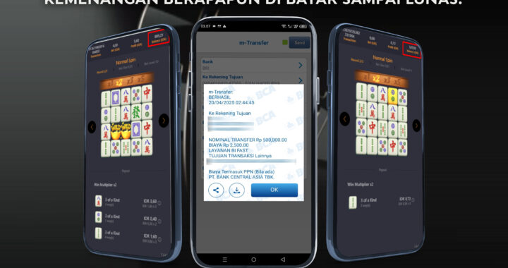 MEJASLOT Bukti Kemenangan Mahjong Ways (PG Soft)