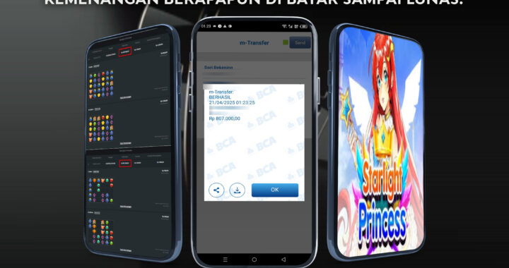 MEJASLOT Bukti Kemenangan Starlight Princess (Pragmatic Play)