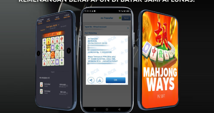 MEJASLOT Bukti Kemenangan Mahjong Ways (PG Soft)
