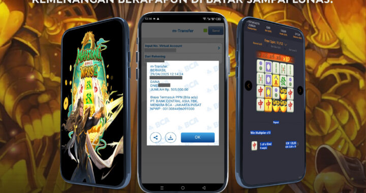 MEJASLOT Bukti Kemenangan Mahjong Ways1 ( PG SOFT )