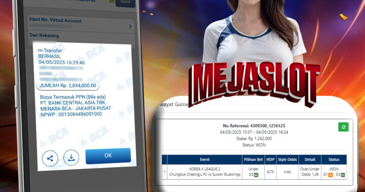 MEJASLOT Bukti Kemenangan Saba Sport SOCCER