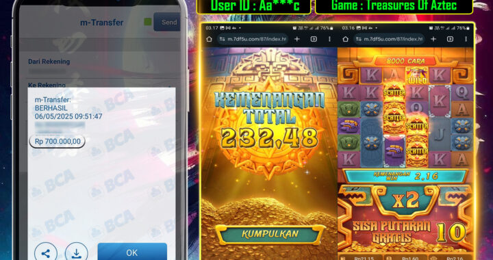 MEJASLOT Bukti Kemenangan Pg Soft TREASURES OF AZTEC