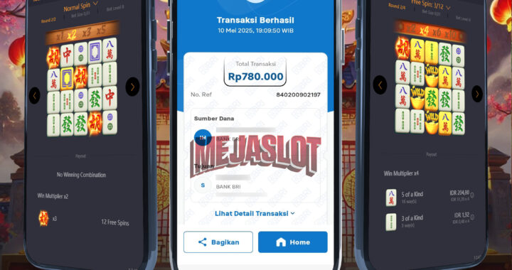 MEJASLOT Bukti Kemenangan PgSoft MAHJONG WAYS