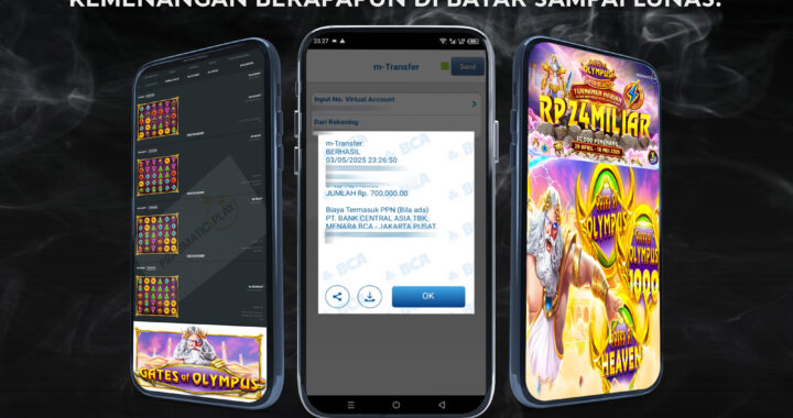 MEJASLOT Bukti Kemenangan SGA Gates of Olympus (Pragmatic Play)