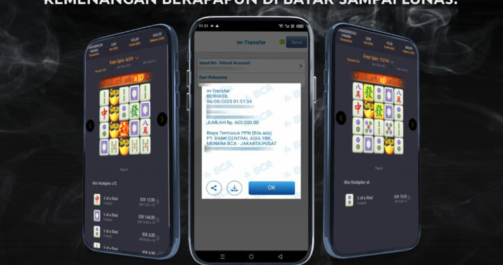 MEJASLOT Bukti Kemenangan Mahjong Ways (PG Soft)